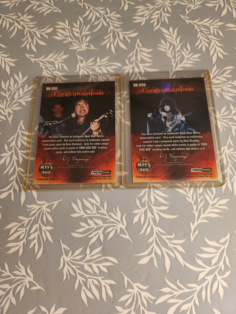 RockStar Relics Authentic Memorabilia Trading Cards - Picture 2 of 6